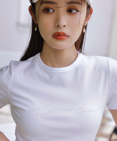 eimy istoire パールロゴTシャツ パールロゴTシャツ