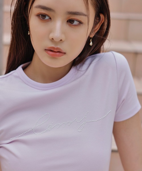 セール】【ZOZOTOWN限定】eimyパールロゴTシャツ（Tシャツ