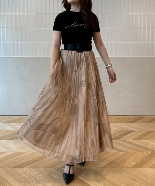 EIMY ISTOIRE（エイミーイストワール）の「【ZOZOTOWN限定】eimyパールロゴTシャツ（Tシャツ/カットソー・レディース・ミント/ピンク/ブラック/ホワイト/ラベンダー・FREE）」の7枚目の写真