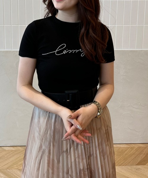 eimyistoire パールロゴTシャツ パールロゴTシャツ(F WHITE): TOPS