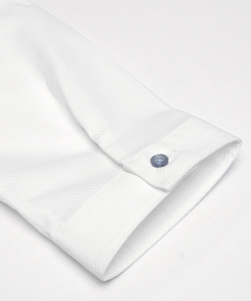 TOKYO SHIRTS(トウキョウシャツ)の「透け防止 形態安定ノーアイロン ワイド 七分袖ビジネスワイシャツ(ビジネスシャツ・レディース・ホワイト・S/M/L/LL/XL)」の4枚目の写真