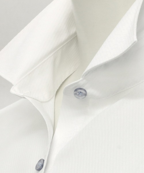 TOKYO SHIRTS(トウキョウシャツ)の「透け防止 形態安定ノーアイロン ワイド 七分袖ビジネスワイシャツ(ビジネスシャツ・レディース・ホワイト・S/M/L/LL/XL)」の2枚目の写真