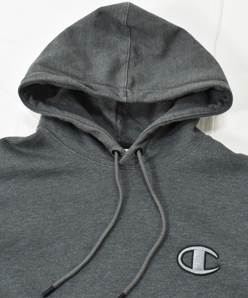 Champion(チャンピオン)の「【ヴィンテージ古着】Champion / チャンピオン SUPER FLEECE ロゴ刺繍 スウェットパーカー(パーカー・メンズ・グレー・LARGE)」の7枚目の写真