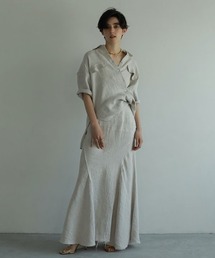 ETRE TOKYO（エトレトウキョウ）の「2wayリネンラップシャツ（シャツ