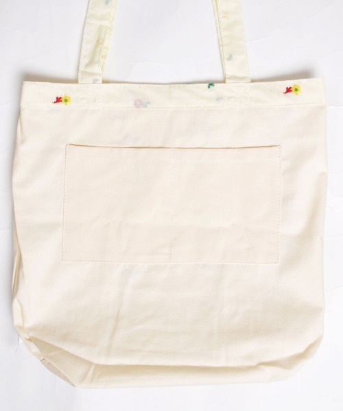 TONE SELECT GOODS(トーンセレクトグッズ)の「【urge select】レトロ フラワー刺繍 トートバッグ【A4サイズ収納可能】(トートバッグ・レディース・ホワイト系1/ホワイト系2・FREE)」の7枚目の写真