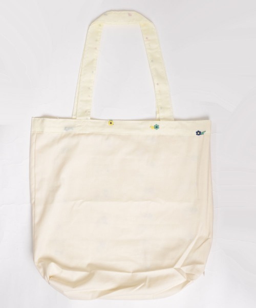 TONE SELECT GOODS(トーンセレクトグッズ)の「【urge select】レトロ フラワー刺繍 トートバッグ【A4サイズ収納可能】(トートバッグ・レディース・ホワイト系1/ホワイト系2・FREE)」の8枚目の写真