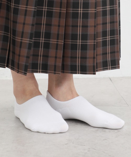 Honeys（ハニーズ）の「ベリーショート丈ソックス（ソックス/靴下・レディース・杢グレー/ネイビー/ホワイト/ブラック・FREE）」の5枚目の写真