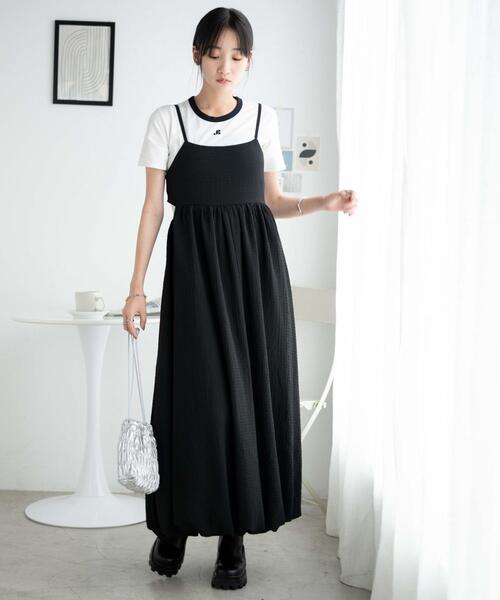 WEGO（ウィゴー）の「WEGO/ワンポイントリンガーちびT（Tシャツ/カットソー・レディース・サックスブルー/ブラック/ホワイト・FREE）」の11枚目の写真