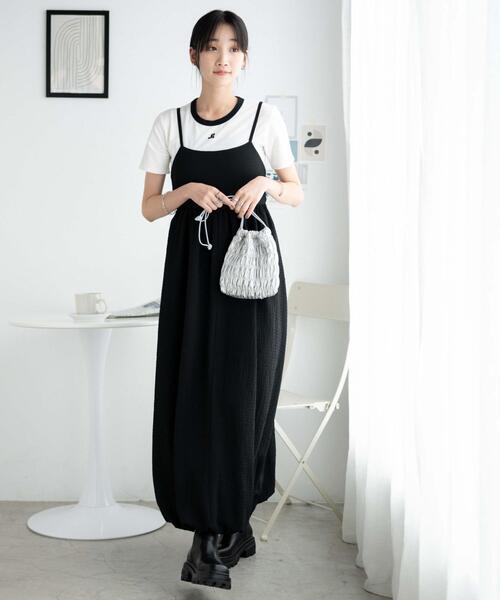 WEGO（ウィゴー）の「WEGO/ワンポイントリンガーちびT（Tシャツ/カットソー・レディース・サックスブルー/ブラック/ホワイト・FREE）」の20枚目の写真