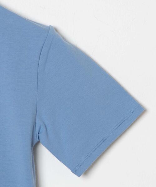 WEGO（ウィゴー）の「WEGO/ワンポイントリンガーちびT（Tシャツ/カットソー・レディース・サックスブルー/ブラック/ホワイト・FREE）」の7枚目の写真