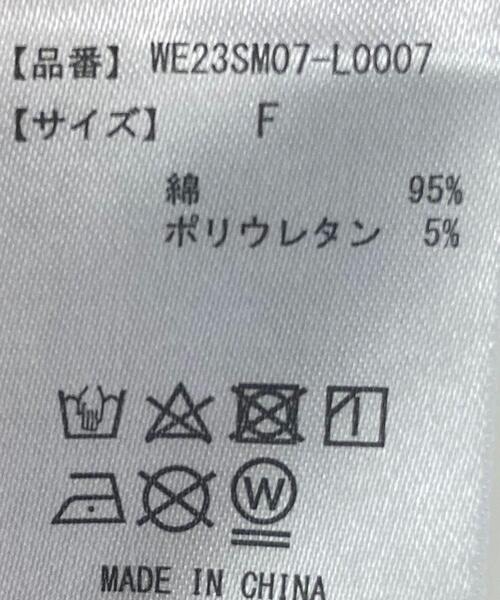 WEGO（ウィゴー）の「WEGO/ワンポイントリンガーちびT（Tシャツ/カットソー・レディース・サックスブルー/ブラック/ホワイト・FREE）」の10枚目の写真