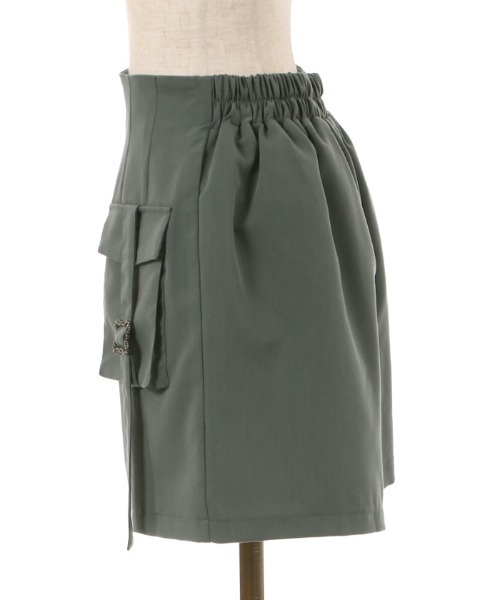 axes femme(アクシーズファム)の「カーゴポケットショートパンツ(カーゴパンツ・レディース・ブラック/カーキ/ベージュ/グレー・FREE)」の6枚目の写真