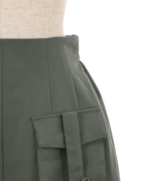 axes femme(アクシーズファム)の「カーゴポケットショートパンツ(カーゴパンツ・レディース・ブラック/カーキ/ベージュ/グレー・FREE)」の8枚目の写真