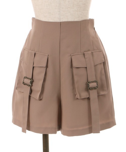 axes femme(アクシーズファム)の「カーゴポケットショートパンツ(カーゴパンツ・レディース・ブラック/カーキ/ベージュ/グレー・FREE)」の13枚目の写真