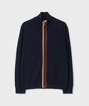 Paul Smithアーティストストライプポイ ント ジップアップニット Paul smithアーティストストライプポイント ジップアップニット