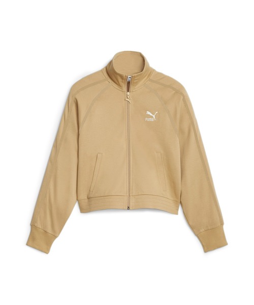 PUMA（プーマ）の「PUMA プーマ ウィメンズ T7 トラックジャケット（ジャージ・レディース・サンドベージュ/オフホワイト/ブラック・X-SMALL/SMALL/MEDIUM/LARGE）」の11枚目の写真