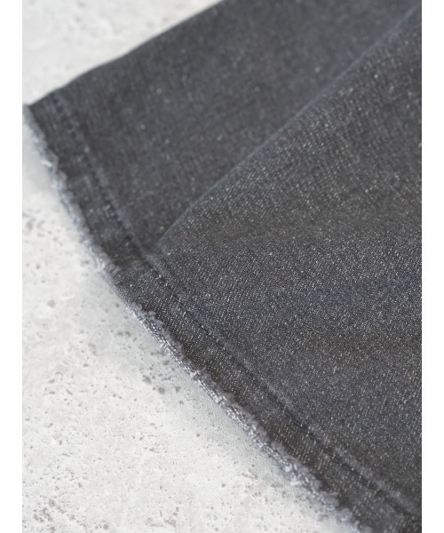 Auntie Rosa（アンティローザ）の「ルーズフィットフレアダメージデニム（デニムパンツ・メンズ・ブラック・X-LARGE/MEDIUM/LARGE）」の18枚目の写真