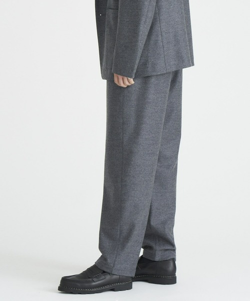 ESTNATION（エストネーション）の「GOOD PEOPLE GOOD STITCHING GOOD PRODUCT for ESTNATION / リラックスストレートパンツ（スラックス・メンズ・グレー/ネイビー・SMALL/LARGE/MEDIUM）」の4枚目の写真
