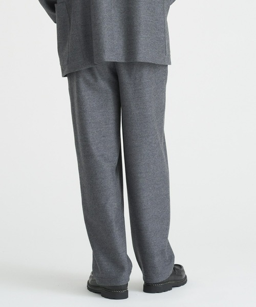 ESTNATION（エストネーション）の「GOOD PEOPLE GOOD STITCHING GOOD PRODUCT for ESTNATION / リラックスストレートパンツ（スラックス・メンズ・グレー/ネイビー・SMALL/LARGE/MEDIUM）」の6枚目の写真