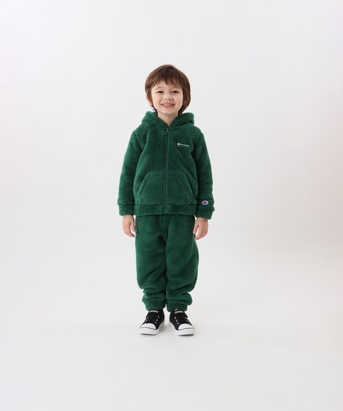 Champion(チャンピオン)の「【Champion/チャンピオン】キッズ ベーシック ジップフーデットジャケット(その他アウター・キッズ・ダークグリーン/ネイビー/バーガンディー/ブラック・100/110/120/130/140/150/160)」の2枚目の写真