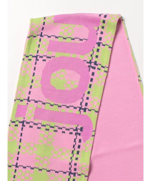 jouetie（ジュエティ）の「jouetieジャカードマフラー（マフラー・レディース・ピンク/オレンジ・FREE）」の6枚目の写真