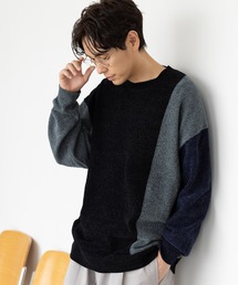 LAKOLE | マットモール切替プルオーバー / 199911(ニット/セーター)