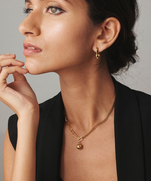 CENE（セネ）の「【CENE】セネ/キリカエMIXチェーンネックレス（ネックレス・レディース・シルバー/ゴールド・FREE）」の3枚目の写真