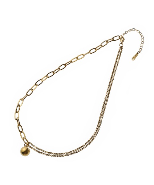 CENE（セネ）の「【CENE】セネ/キリカエMIXチェーンネックレス（ネックレス・レディース・シルバー/ゴールド・FREE）」の8枚目の写真