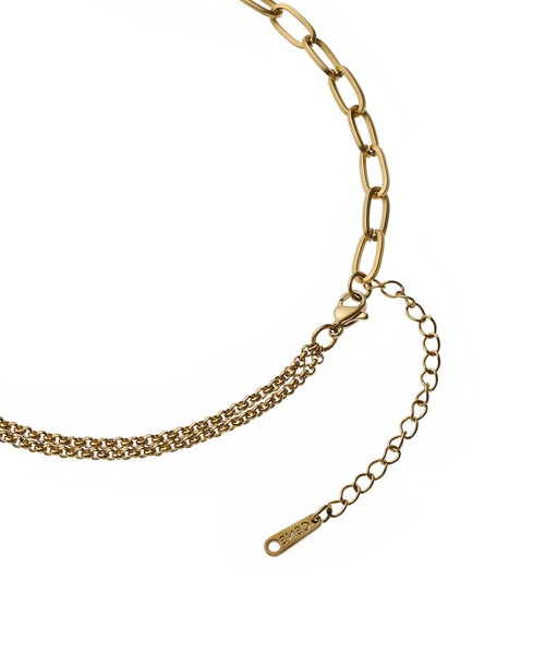 CENE（セネ）の「【CENE】セネ/キリカエMIXチェーンネックレス（ネックレス・レディース・シルバー/ゴールド・FREE）」の10枚目の写真