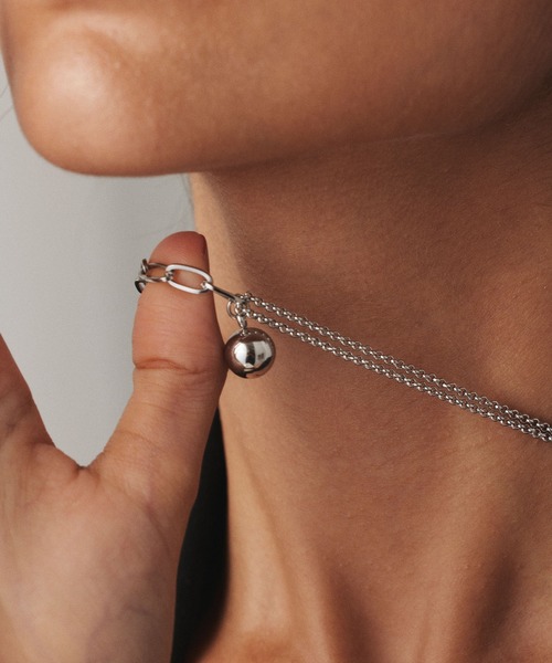 CENE（セネ）の「【CENE】セネ/キリカエMIXチェーンネックレス（ネックレス・レディース・シルバー/ゴールド・FREE）」の12枚目の写真