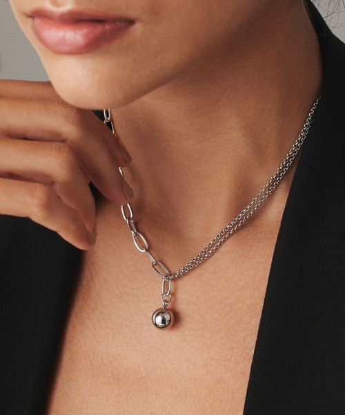 CENE（セネ）の「【CENE】セネ/キリカエMIXチェーンネックレス（ネックレス・レディース・シルバー/ゴールド・FREE）」の13枚目の写真