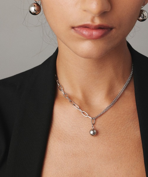 CENE（セネ）の「【CENE】セネ/キリカエMIXチェーンネックレス（ネックレス・レディース・シルバー/ゴールド・FREE）」の17枚目の写真