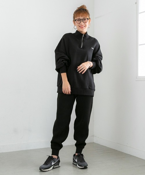 PICHI(ピイチ)の「ワッフルニットパンツ(その他パンツ・レディース・ブラック/アイボリー・FREE)」の11枚目の写真