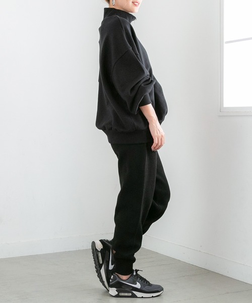 PICHI(ピイチ)の「ワッフルニットパンツ(その他パンツ・レディース・ブラック/アイボリー・FREE)」の12枚目の写真