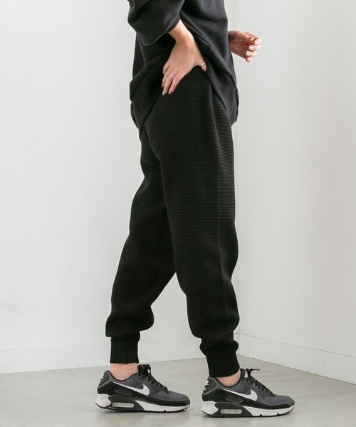 PICHI(ピイチ)の「ワッフルニットパンツ(その他パンツ・レディース・ブラック/アイボリー・FREE)」の15枚目の写真