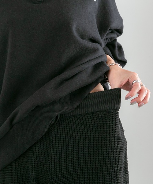 PICHI(ピイチ)の「ワッフルニットパンツ(その他パンツ・レディース・ブラック/アイボリー・FREE)」の19枚目の写真