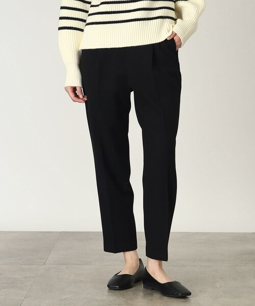 THE SHOP TK (ザ ショップ ティーケー )の「◆美脚あったかテーパードパンツ/ハグするニットシリーズ(その他パンツ・レディース・アイボリー/グレー系その他/ブラック/チャコールグレー/ブラウン系2・12/14/10/13/11)」の3枚目の写真