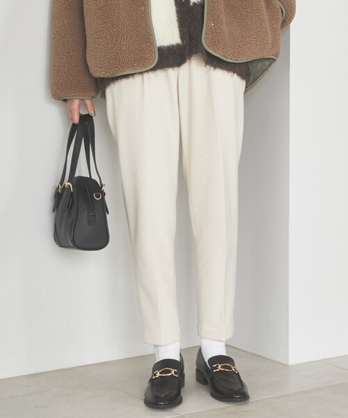 THE SHOP TK (ザ ショップ ティーケー )の「◆美脚あったかテーパードパンツ/ハグするニットシリーズ(その他パンツ・レディース・アイボリー/グレー系その他/ブラック/チャコールグレー/ブラウン系2・12/14/10/13/11)」の8枚目の写真