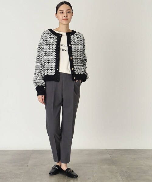 THE SHOP TK (ザ ショップ ティーケー )の「◆美脚あったかテーパードパンツ/ハグするニットシリーズ(その他パンツ・レディース・アイボリー/グレー系その他/ブラック/チャコールグレー/ブラウン系2・12/14/10/13/11)」の20枚目の写真