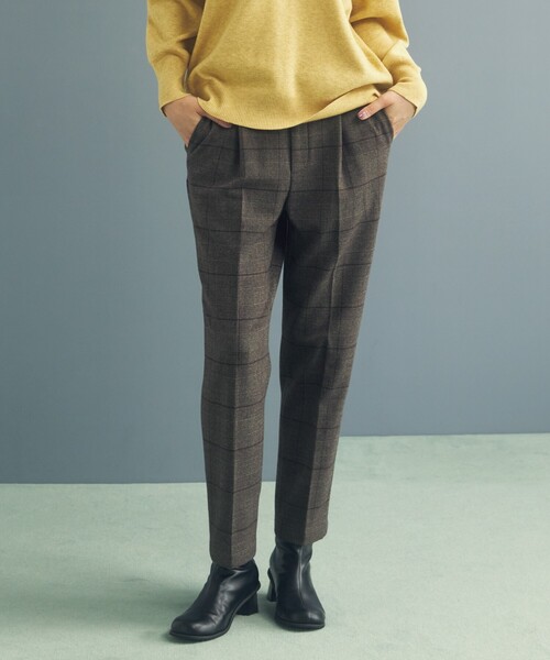 THE SHOP TK (ザ ショップ ティーケー )の「◆美脚あったかテーパードパンツ/ハグするニットシリーズ(その他パンツ・レディース・アイボリー/グレー系その他/ブラック/チャコールグレー/ブラウン系2・12/14/10/13/11)」の4枚目の写真