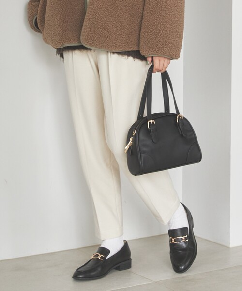 THE SHOP TK (ザ ショップ ティーケー )の「◆美脚あったかテーパードパンツ/ハグするニットシリーズ(その他パンツ・レディース・アイボリー/グレー系その他/ブラック/チャコールグレー/ブラウン系2・12/14/10/13/11)」の2枚目の写真