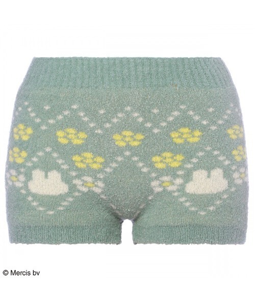 Sloggi（スロギー）の「スロギー ミッフィーコラボ あったか ニットパンツ sloggi G062 KPT（インナーウェア/肌着・レディース・ピンク/レッド/ネイビー/グレー/バイオレット/グリーン・ML）」の9枚目の写真