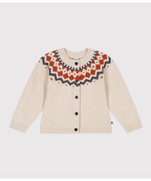 PETIT BATEAU（プチバトー）の「ジャカードニットカーディガン（カーディガン/ボレロ・キッズ）」