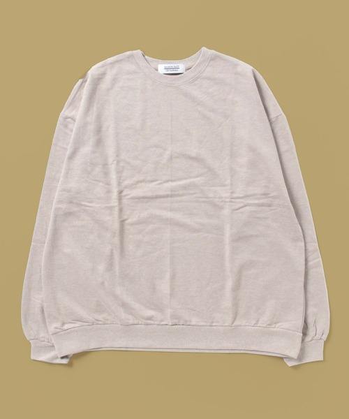 CALIFORNIA OUTFITTERS(カリフォルニア アウトフィッターズ)の「3-9E62 ワイド スリーブ スウェット クルーネック ビッグサイズ オーバーサイズ【Maison select -メゾンセレクト-】(スウェット・レディース・チャコール/ブラック/ピンク/ベージュ・FREE)」の2枚目の写真