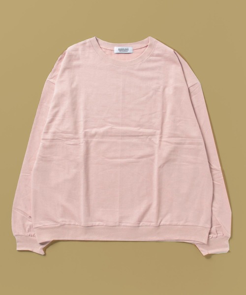 CALIFORNIA OUTFITTERS(カリフォルニア アウトフィッターズ)の「3-9E62 ワイド スリーブ スウェット クルーネック ビッグサイズ オーバーサイズ【Maison select -メゾンセレクト-】(スウェット・レディース・チャコール/ブラック/ピンク/ベージュ・FREE)」の4枚目の写真