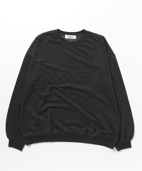 CALIFORNIA OUTFITTERS(カリフォルニア アウトフィッターズ)の「3-9E62 ワイド スリーブ スウェット クルーネック ビッグサイズ オーバーサイズ【Maison select -メゾンセレクト-】(スウェット・レディース・チャコール/ブラック/ピンク/ベージュ・FREE)」の8枚目の写真