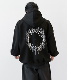 ネイルヘビーフーディー プルオーバーパーカー