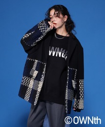 ニット セーター ダブルジャガードロゴニットプルオーバー レディース メンズ Spick & Span（スピックアンドスパン）の「ダブルジャガード