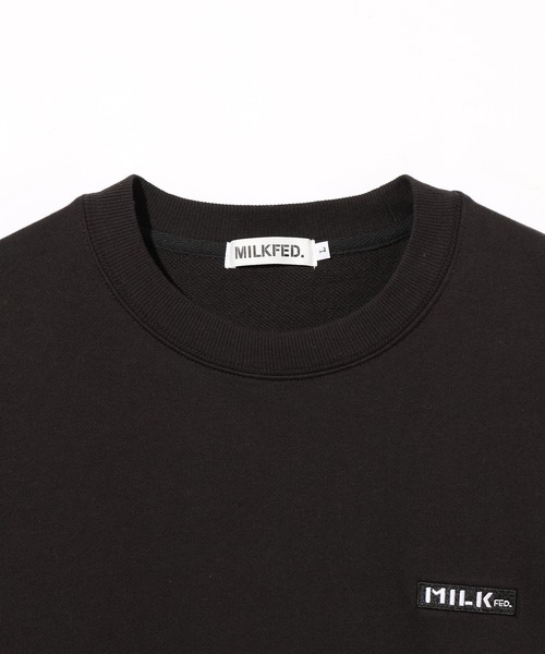 MILKFED.(ミルクフェド)の「BASIC SWEAT TOP(スウェット・レディース・ライトピンク/オートミール/ライトイエロー/ブラック/ライトグリーン・M/L)」の20枚目の写真