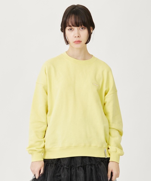 MILKFED.(ミルクフェド)の「BASIC SWEAT TOP(スウェット・レディース・ライトピンク/オートミール/ライトイエロー/ブラック/ライトグリーン・M/L)」の15枚目の写真